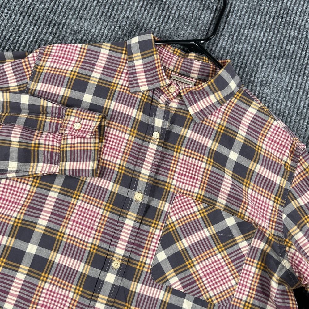 Denim & Supply Ralph Lauren Shirt Womens Medium Plaid Long Sleeve Button Up
